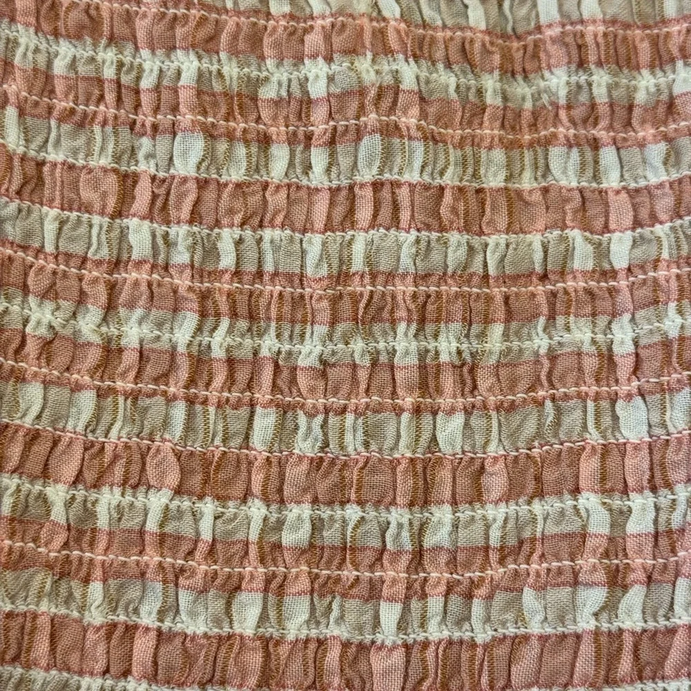Old Navy Smocked Puff Sleeve Babydoll Top
